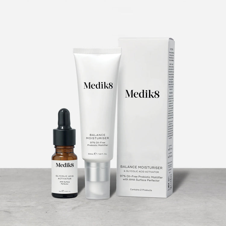 Medik8 Balance Moisturiser & Glycolic Acid Activator 50ml