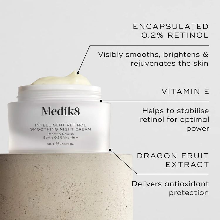 Medik8 Intelligent Retinol Smoothing Night Cream 50ml